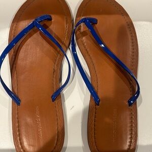 Vineyard Vines Brown and Blue Sandals